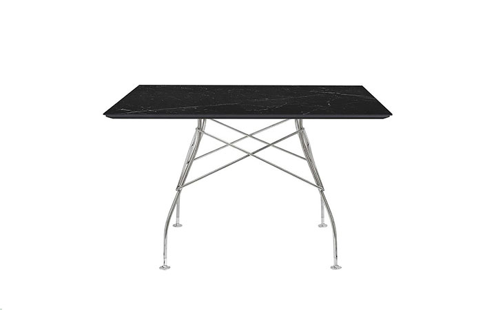 Glossy Square Table by Kartell Furniture Tables